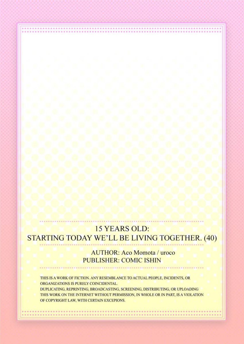 15 Years Old Starting Today Well Be Living Together page 27