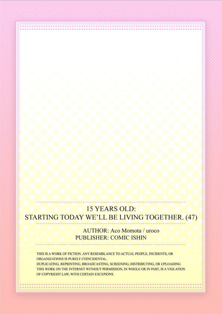 15 Years Old Starting Today Well Be Living Together page 27