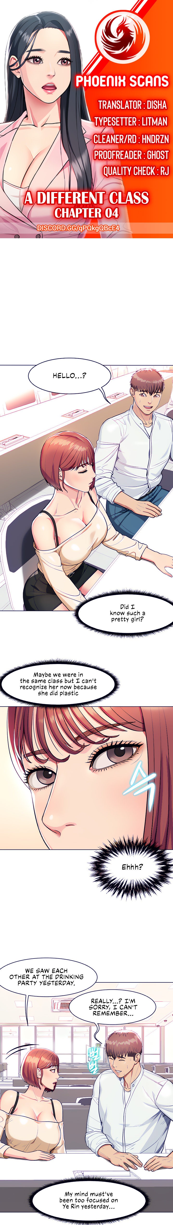 A Different Class page 1
