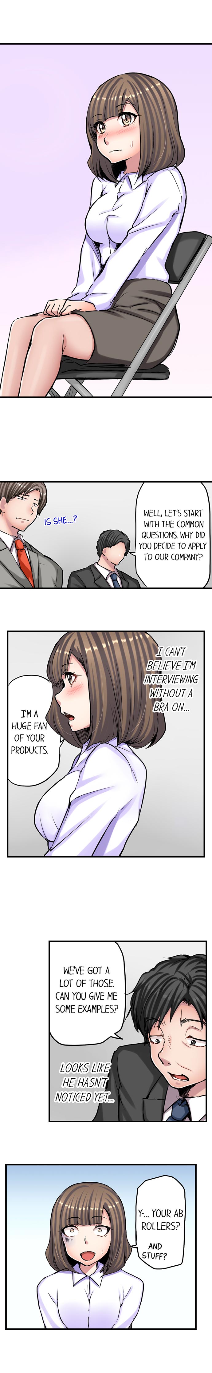 A Sexy Bra-less Job Interview page 2