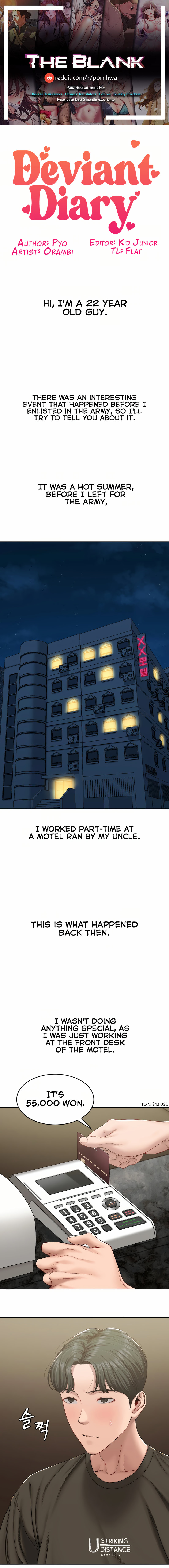 Deviant Diary page 1