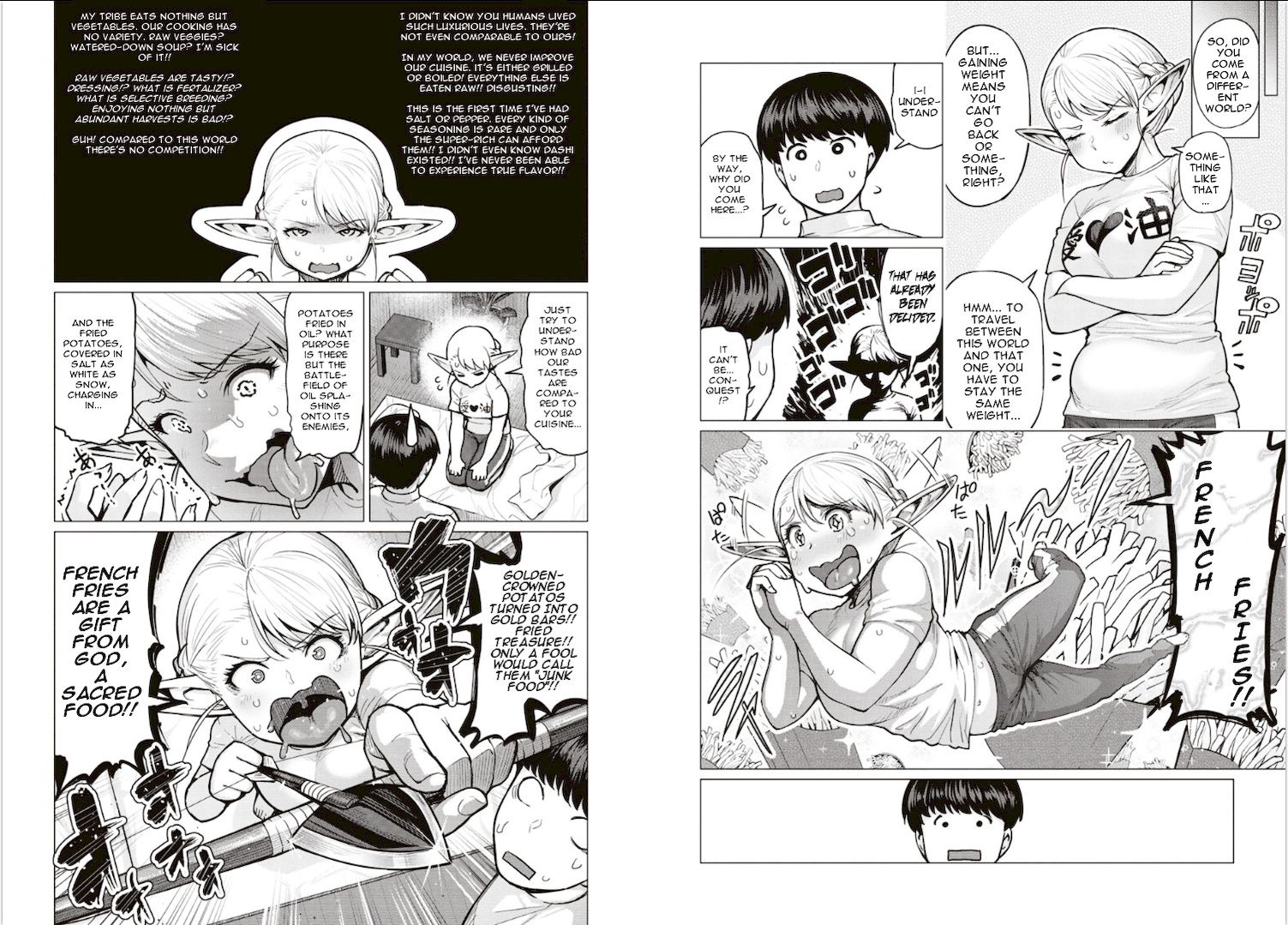 Elf-San Wa Yaserarenai. page 10