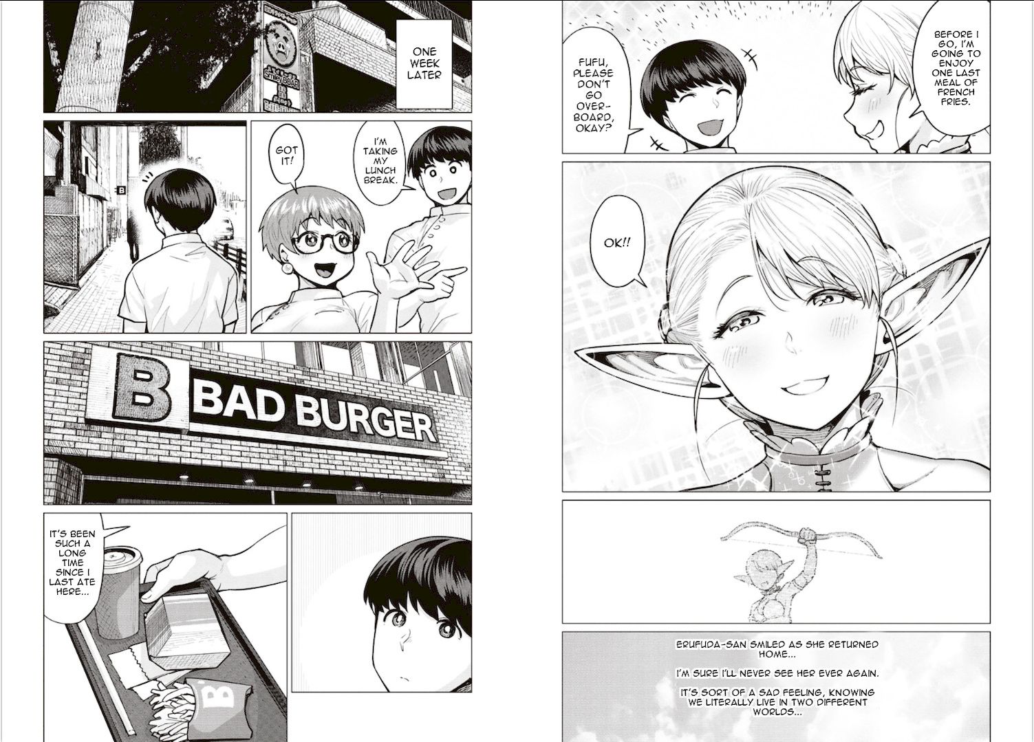 Elf-San Wa Yaserarenai. page 13