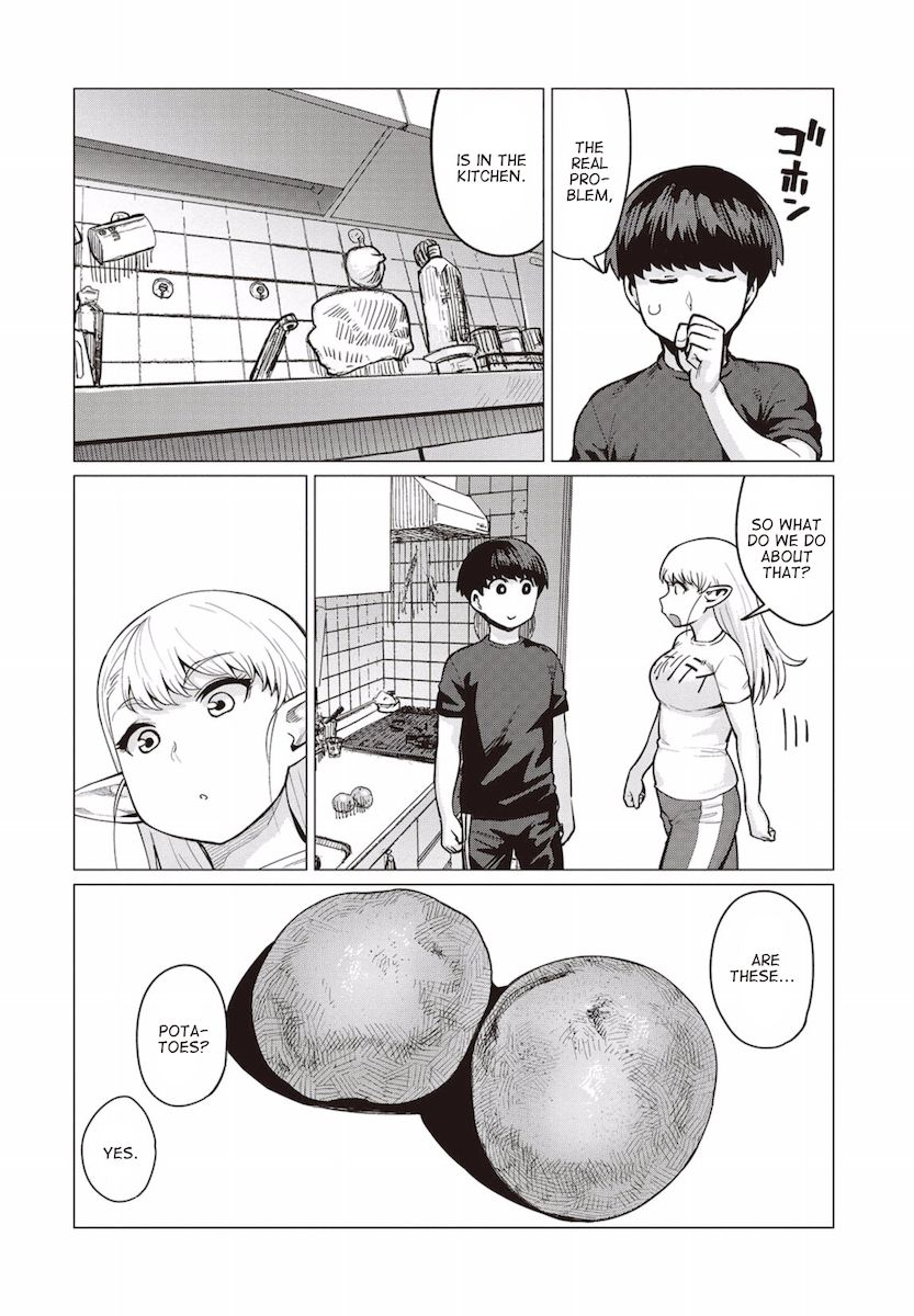 Elf-San Wa Yaserarenai. page 17