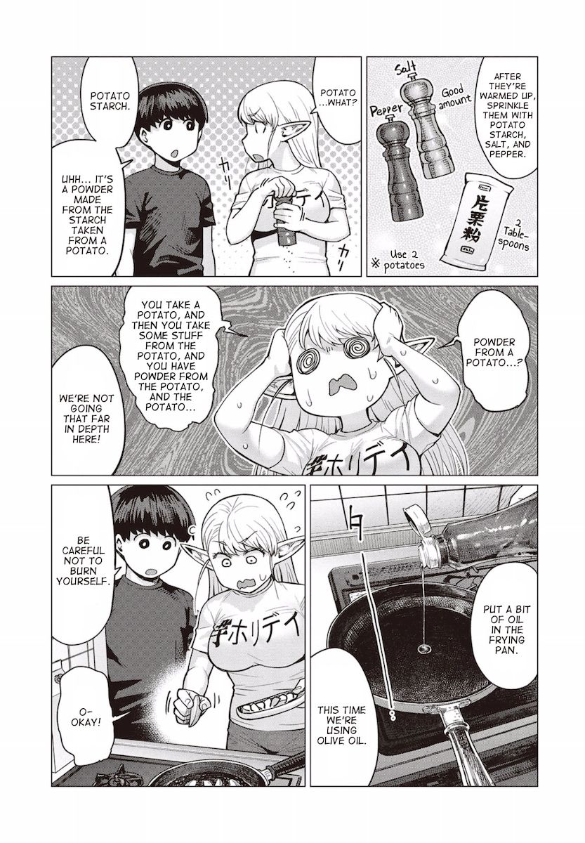 Elf-San Wa Yaserarenai. page 22