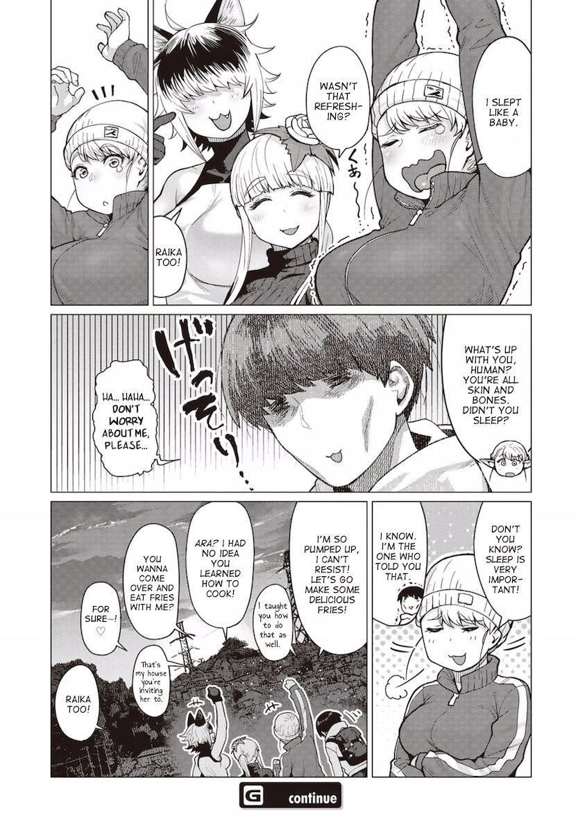 Elf-San Wa Yaserarenai. page 18