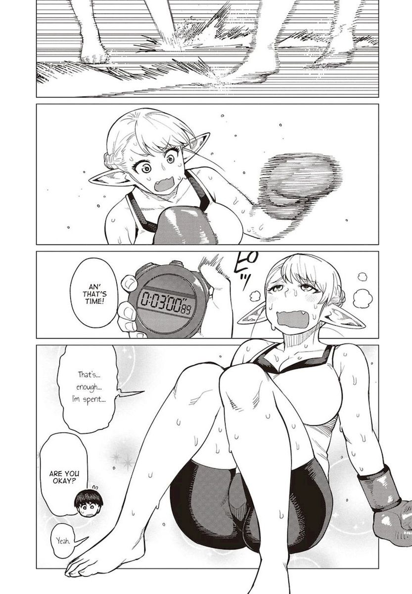 Elf-San Wa Yaserarenai. page 8