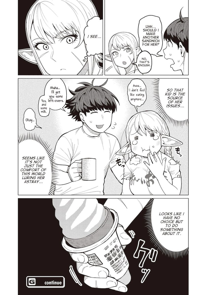 Elf-San Wa Yaserarenai. page 18