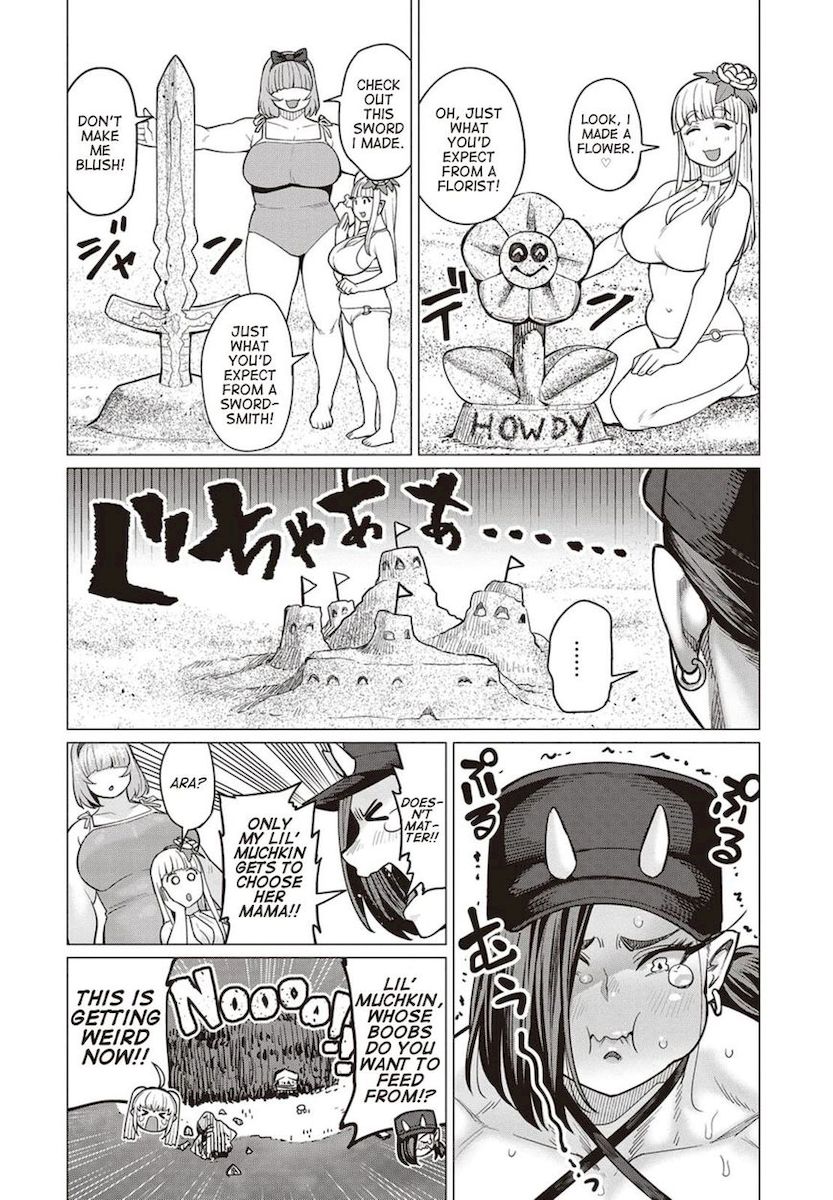 Elf-San Wa Yaserarenai. page 10