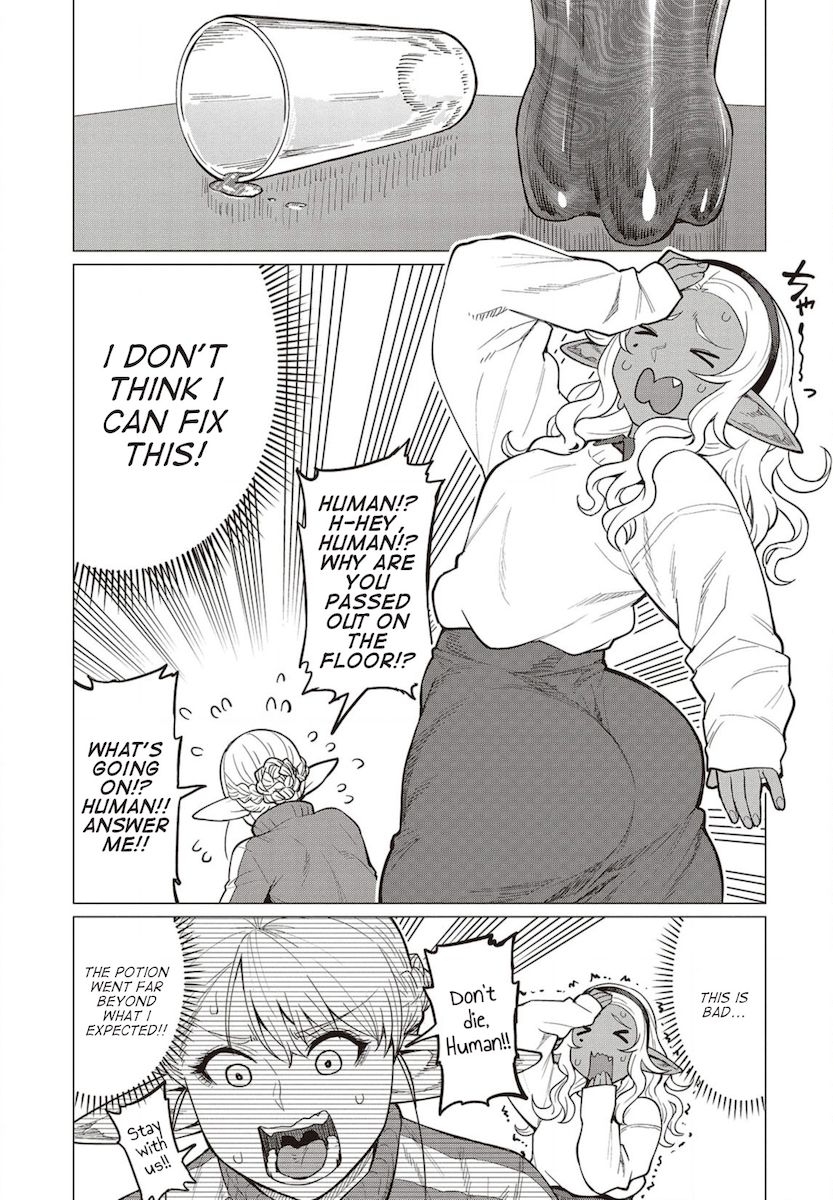 Elf-San Wa Yaserarenai. page 10