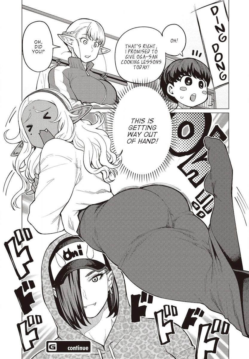 Elf-San Wa Yaserarenai. page 18