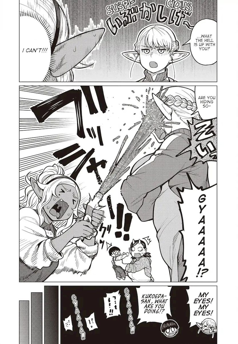 Elf-San Wa Yaserarenai. page 17