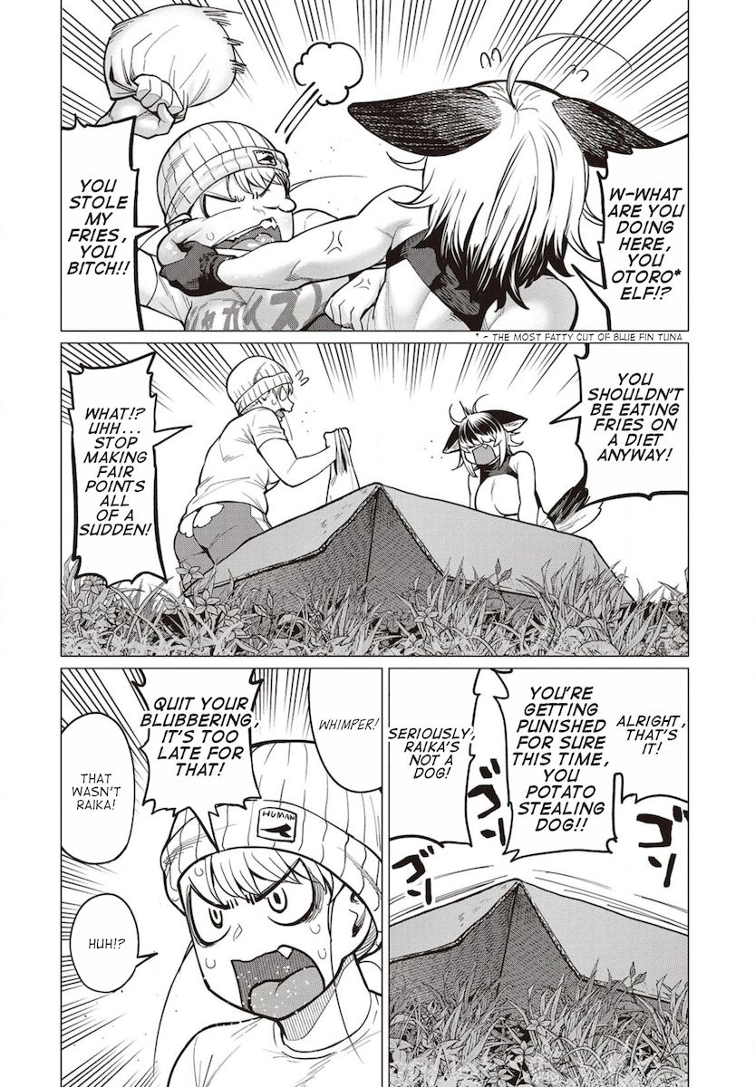 Elf-San Wa Yaserarenai. page 9