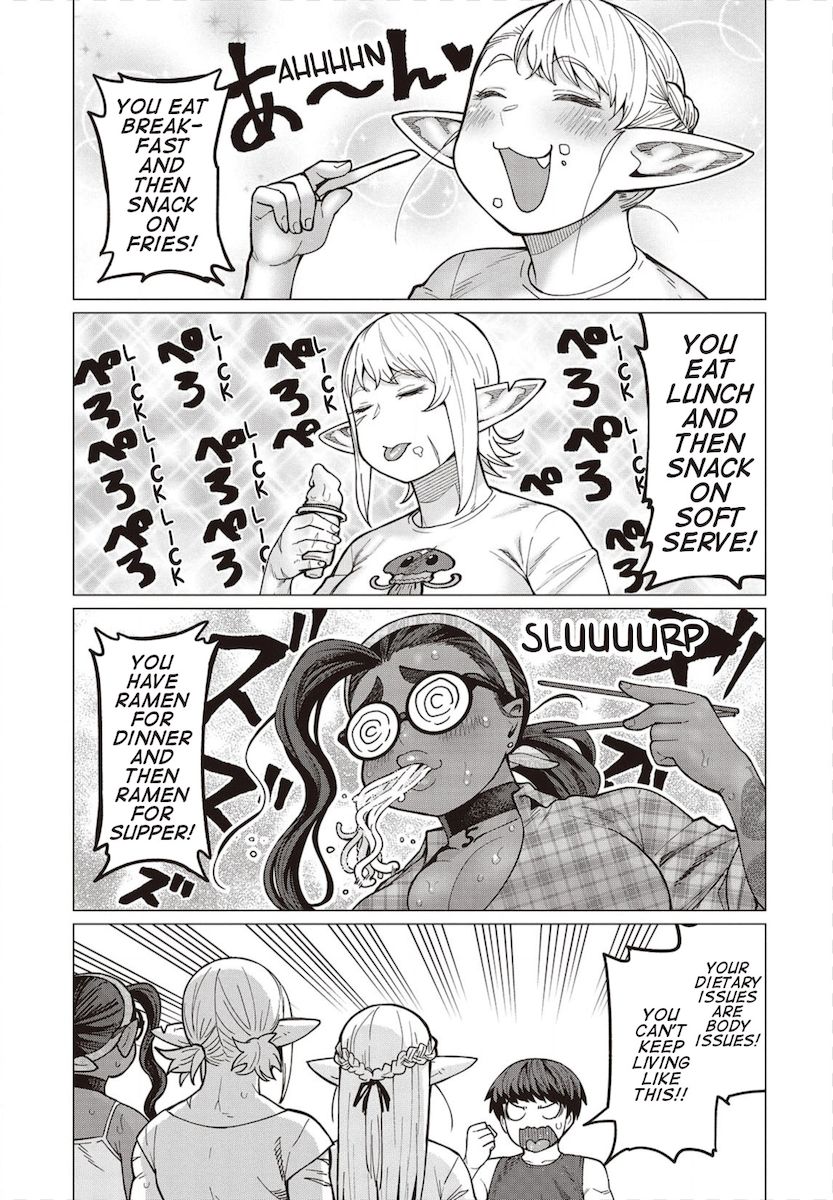 Elf-San Wa Yaserarenai. page 6