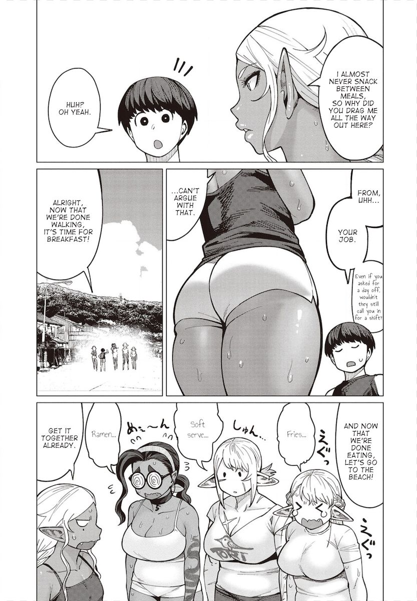 Elf-San Wa Yaserarenai. page 8