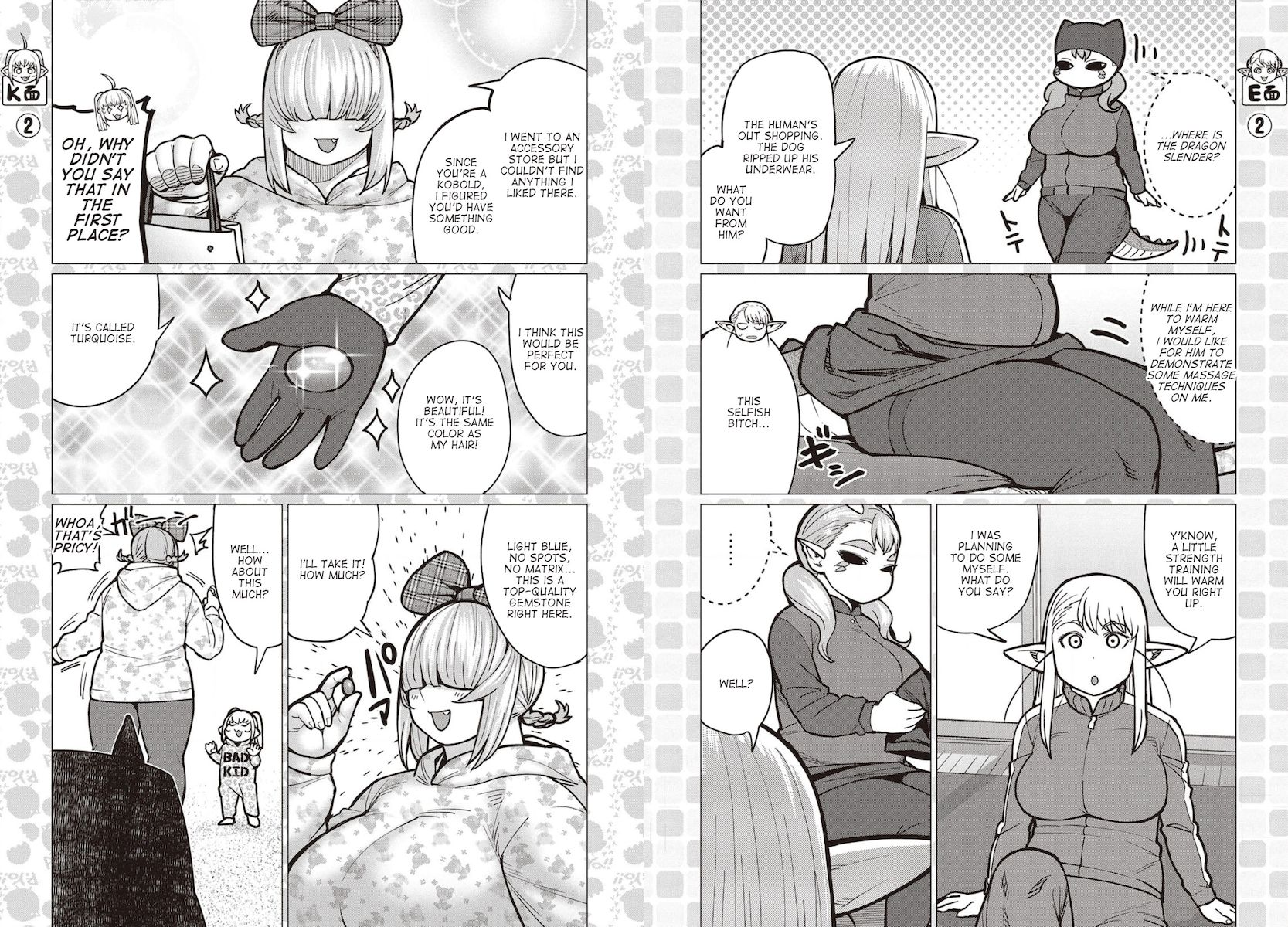 Elf-San Wa Yaserarenai. page 3