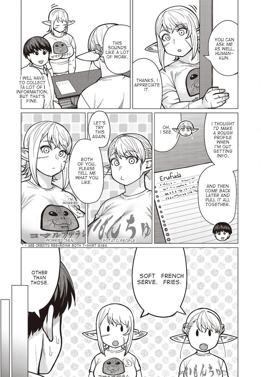 Elf-San Wa Yaserarenai. page 9