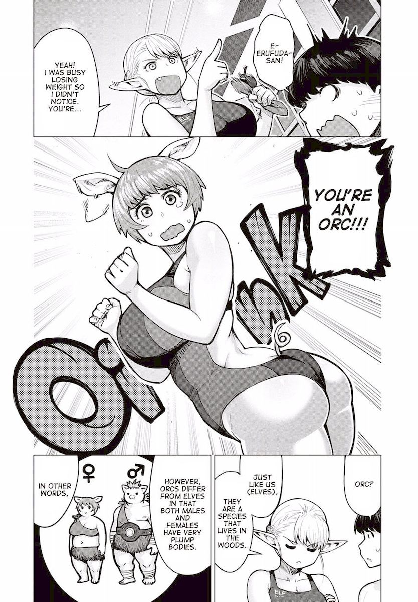 Elf-San Wa Yaserarenai. page 17