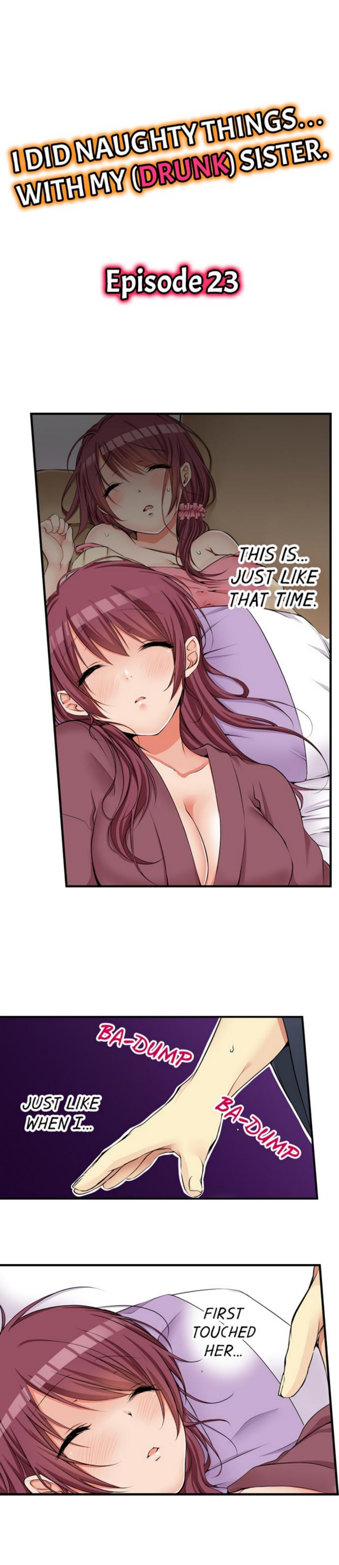 I Did Naughty Things… With My (Drunk) Sister page 1