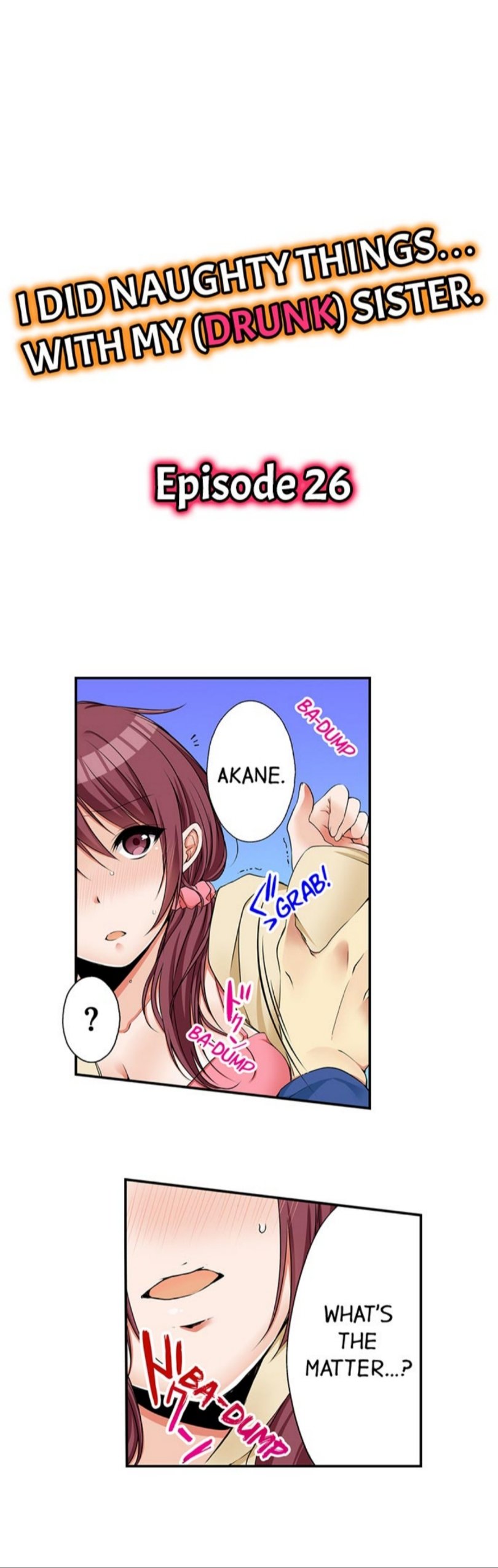 I Did Naughty Things… With My (Drunk) Sister page 1