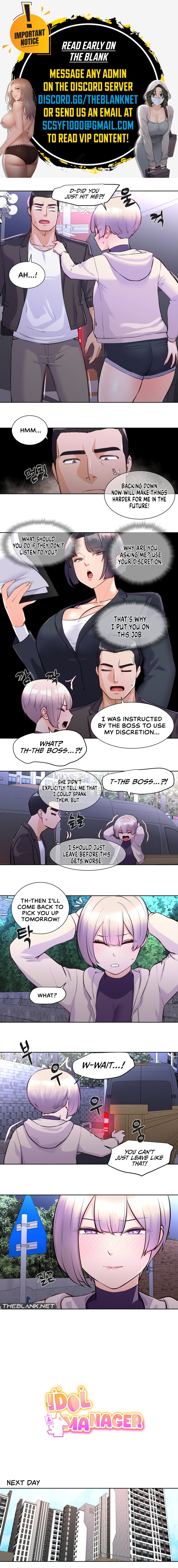 Idol Manager page 1