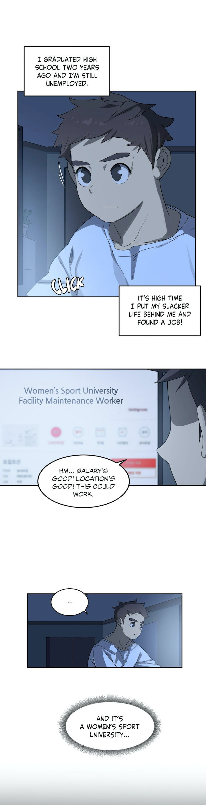 In At the Deep End page 1