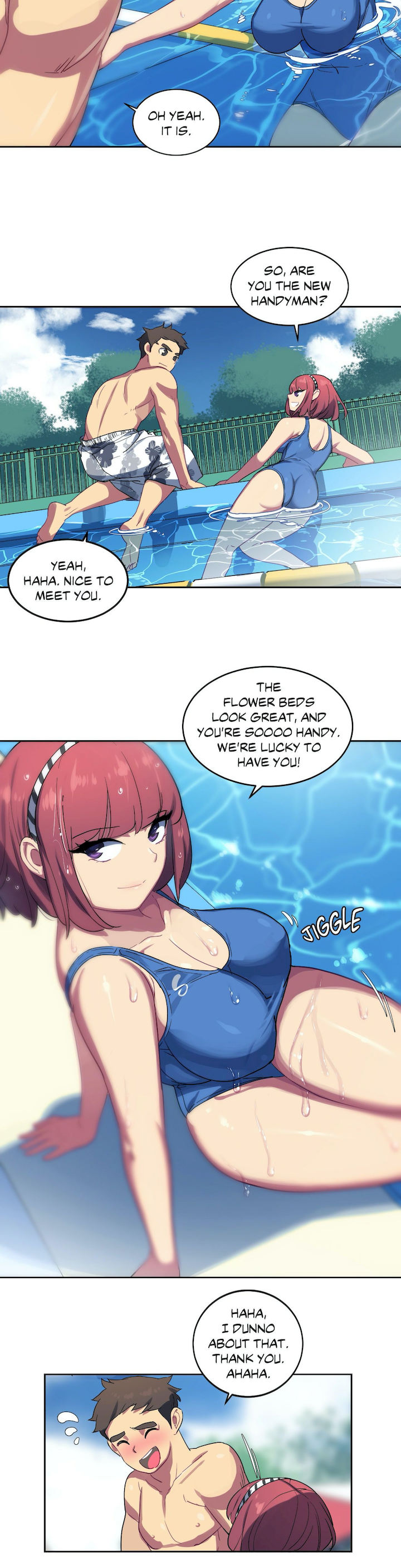 In At the Deep End page 19
