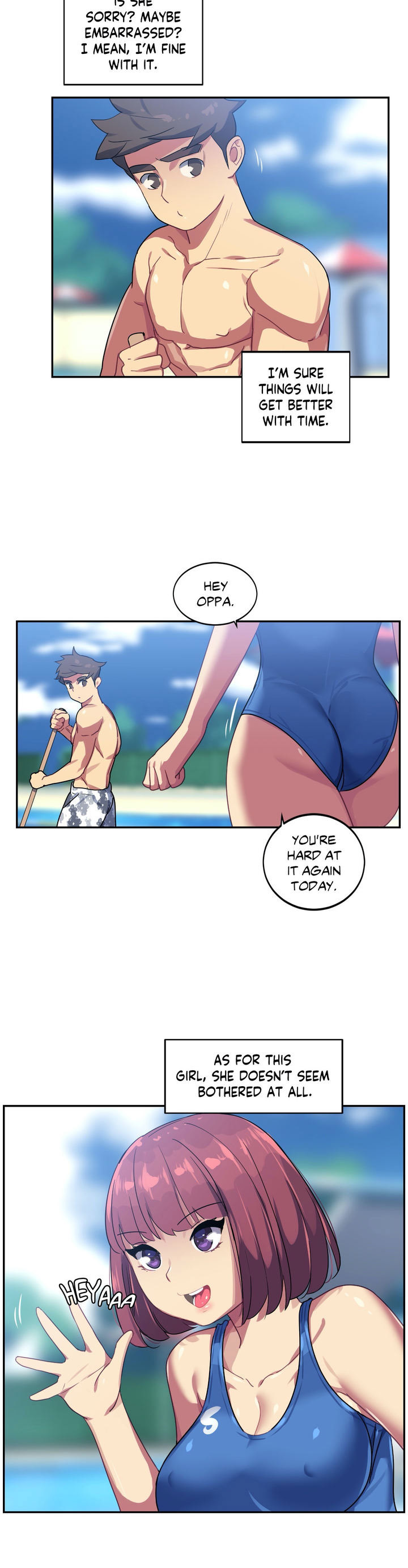 In At the Deep End page 16