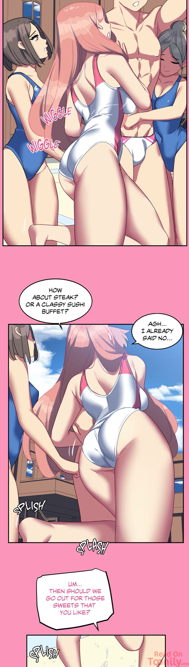 In At the Deep End page 9