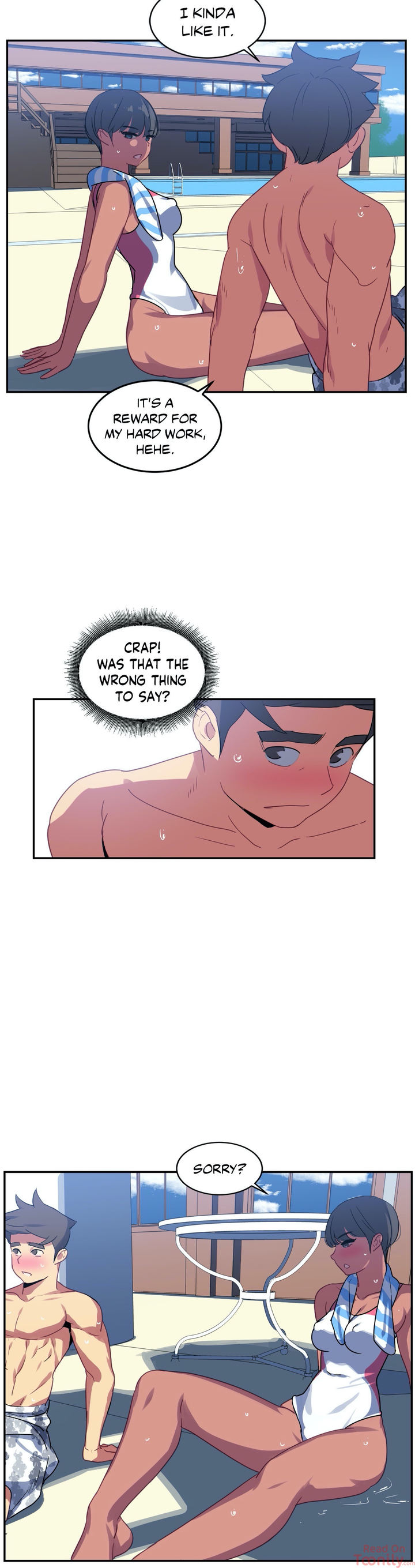 In At the Deep End page 12