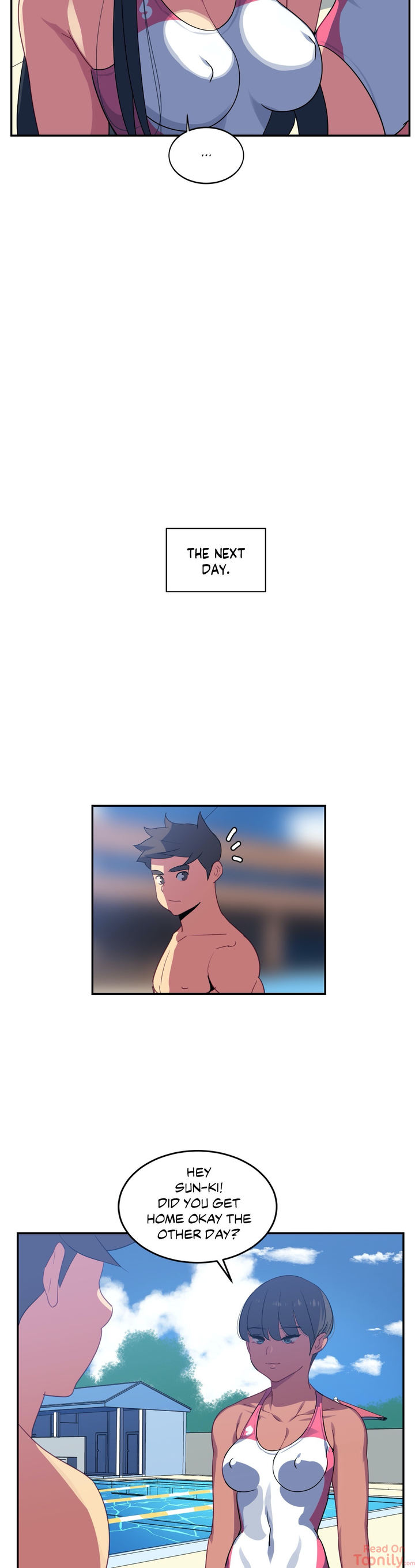 In At the Deep End page 17