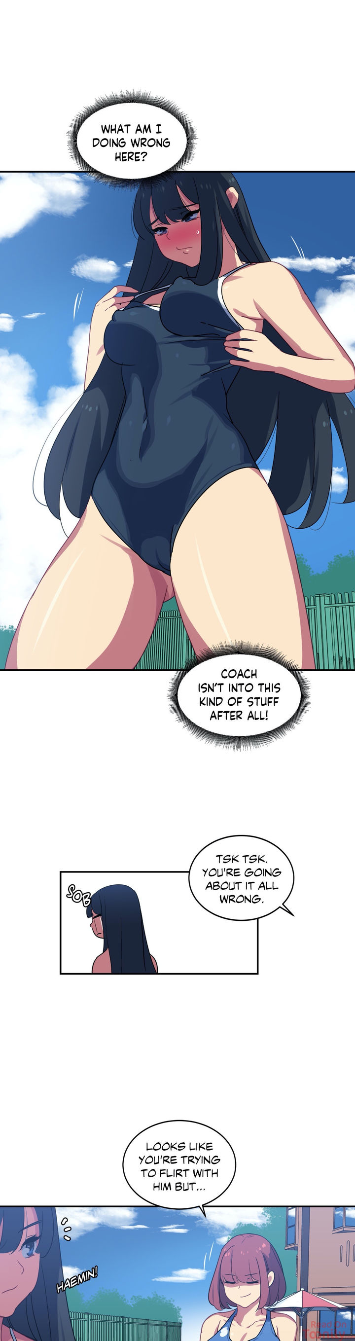 In At the Deep End page 9