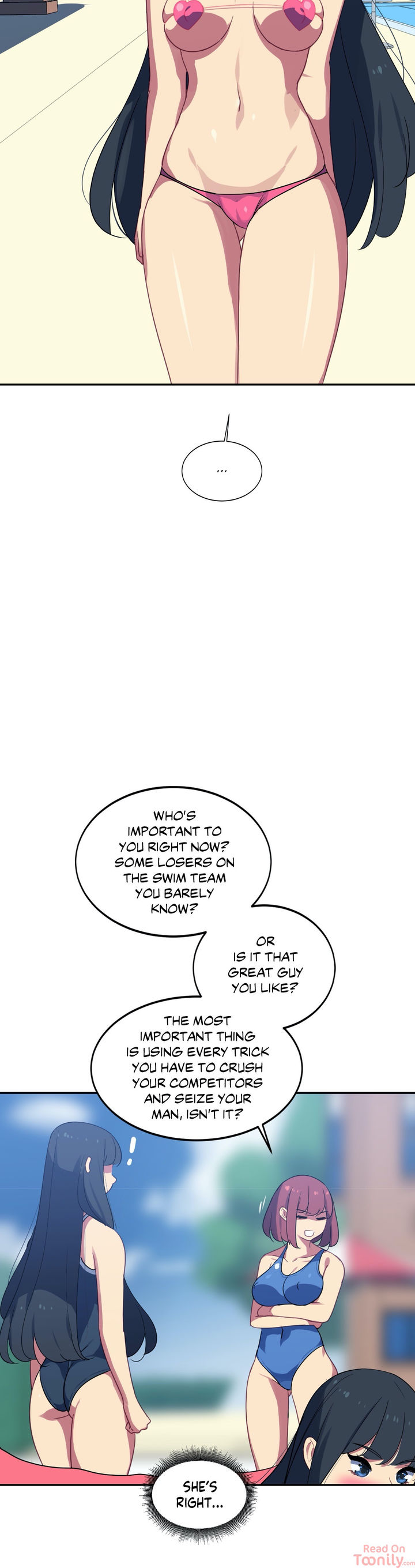 In At the Deep End page 12