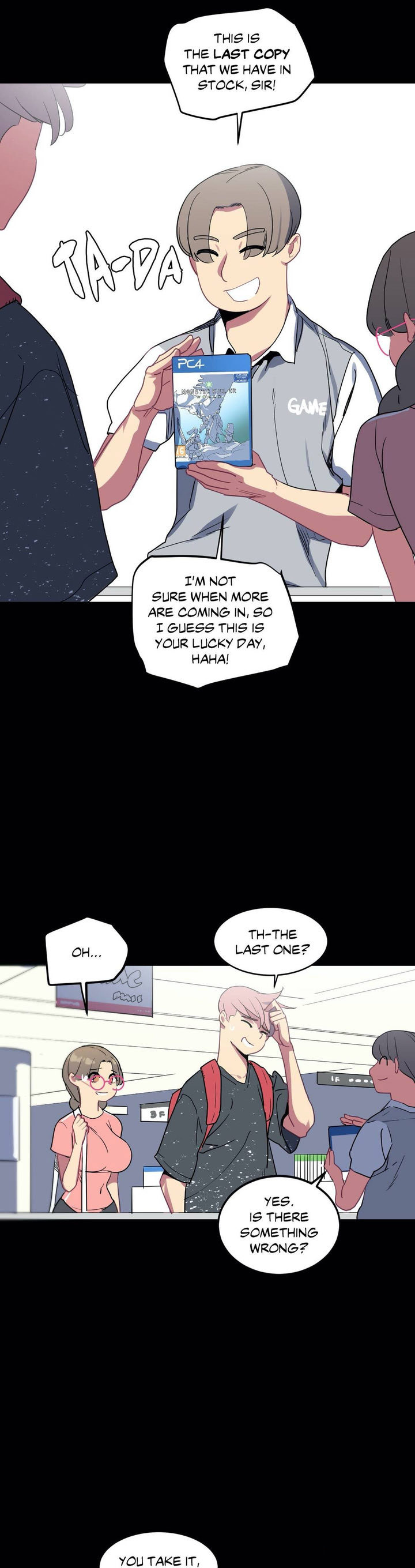 In At the Deep End page 16