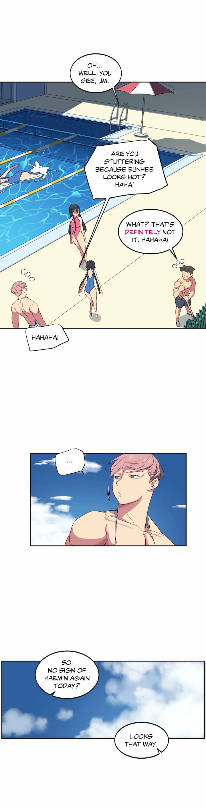 In At the Deep End page 12