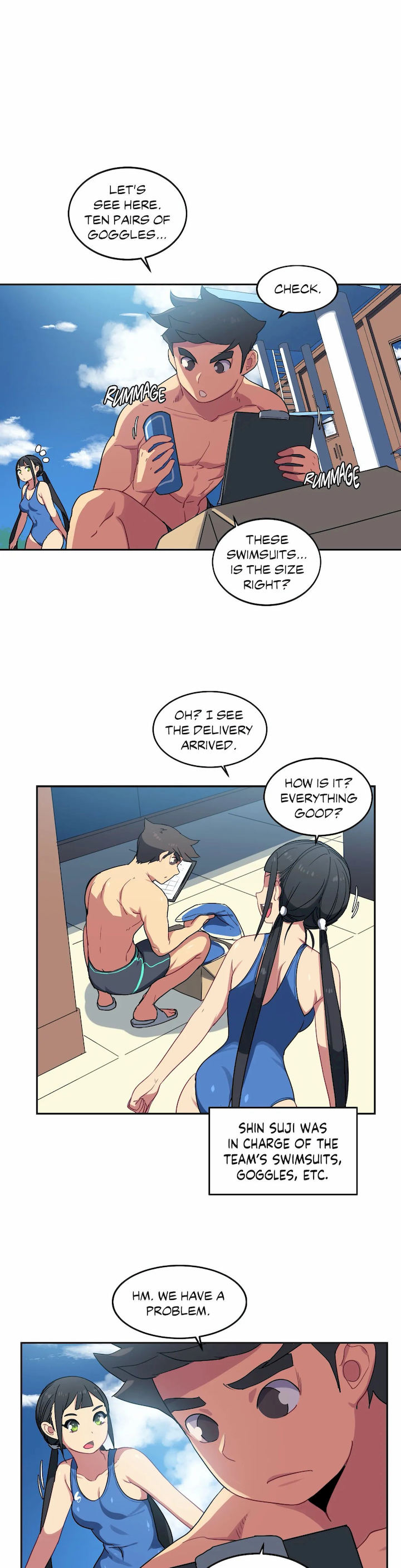 In At the Deep End page 7