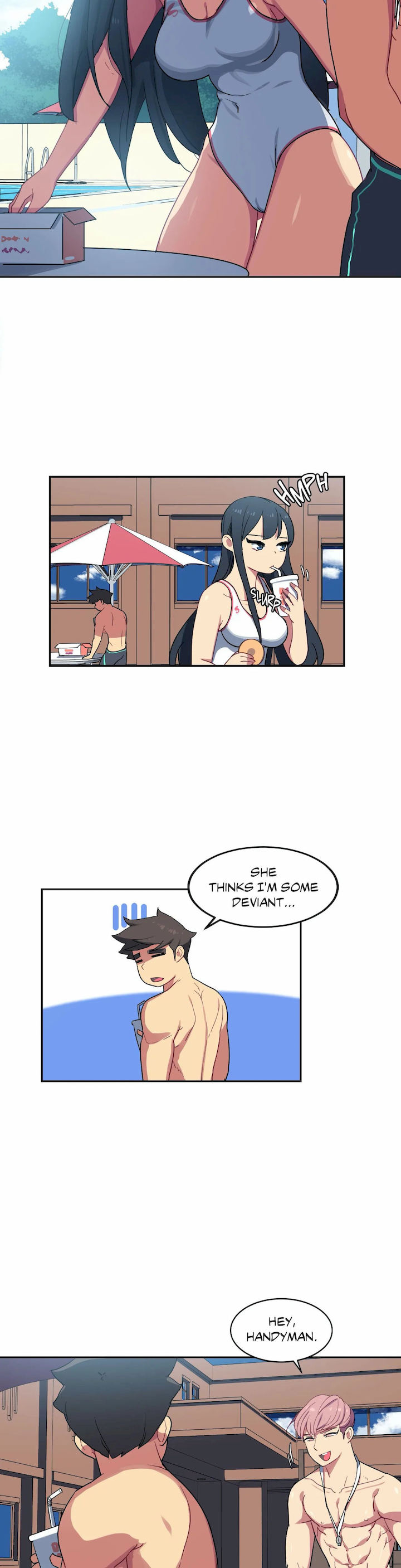 In At the Deep End page 17