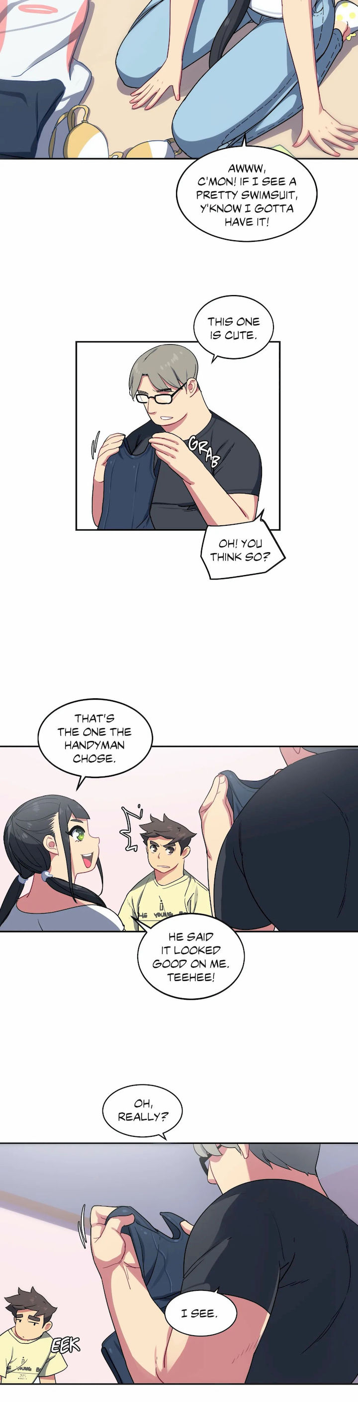 In At the Deep End page 12