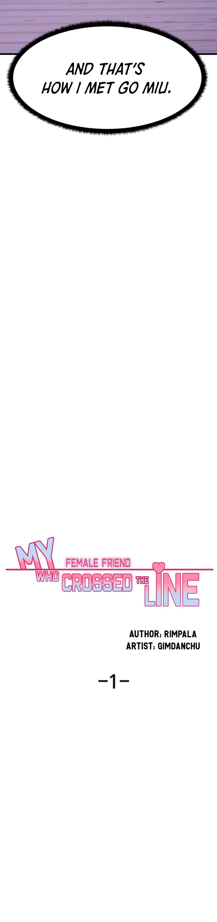 My Female Friend Who Crossed The Line page 25