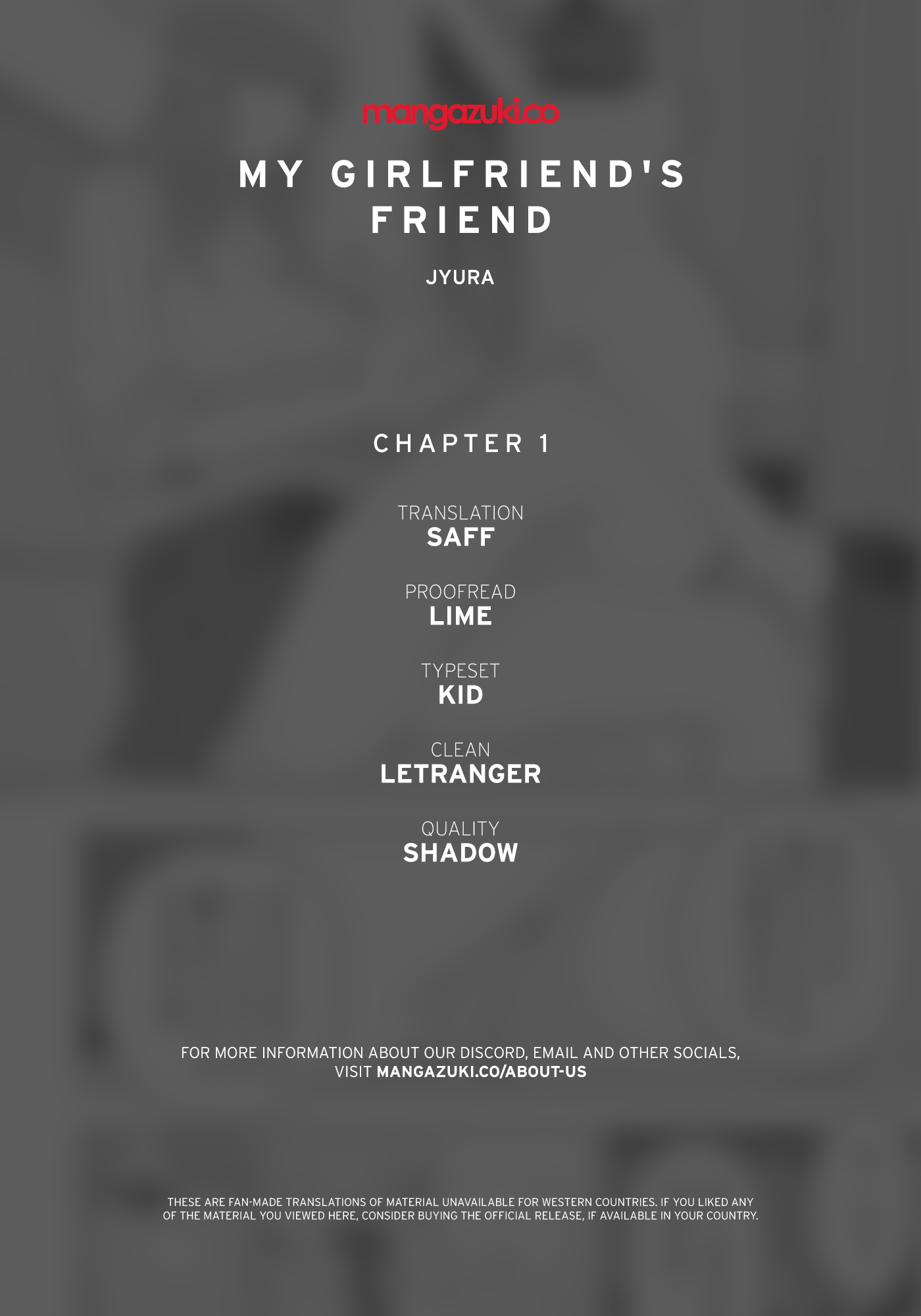 My Girlfriend’s Friend page 1
