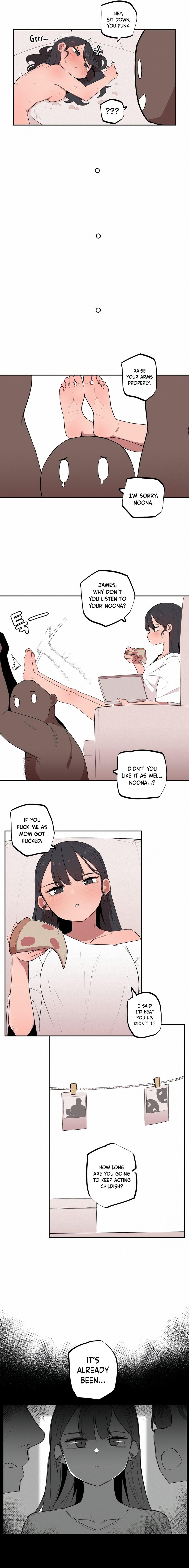 Noona and her BIG little Bro page 7