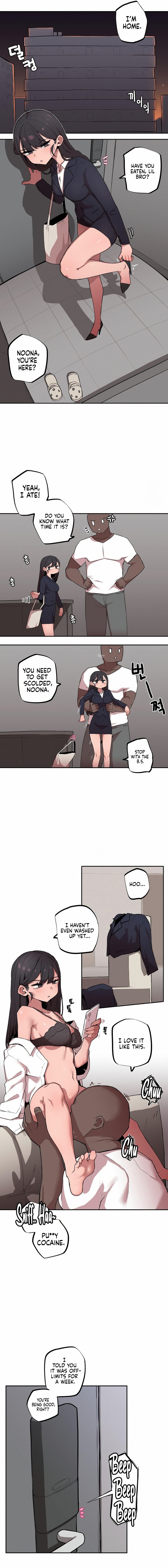 Noona and her BIG little Bro page 6