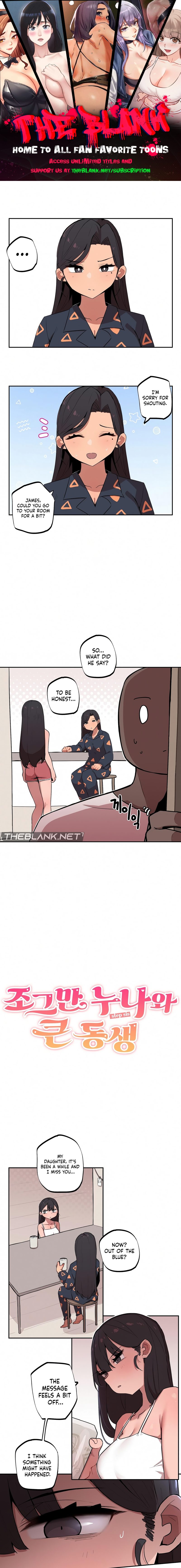 Noona and her BIG little Bro page 1