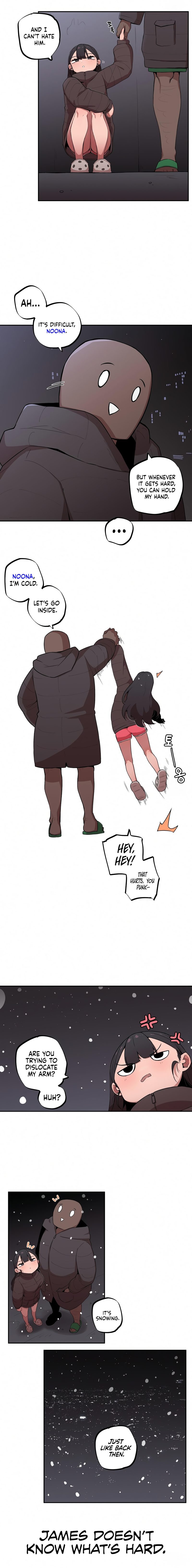 Noona and her BIG little Bro page 7
