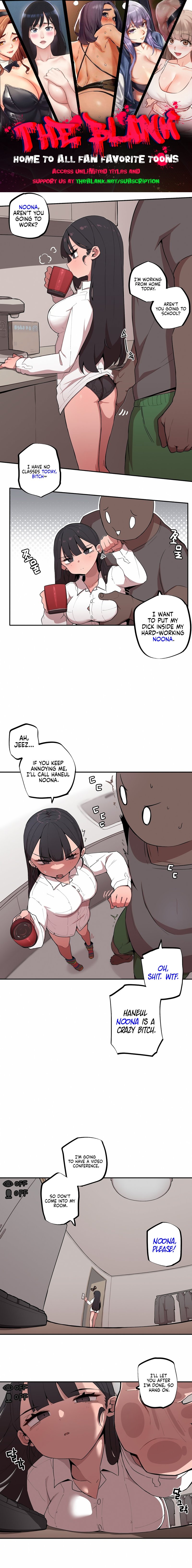Noona and her BIG little Bro page 1