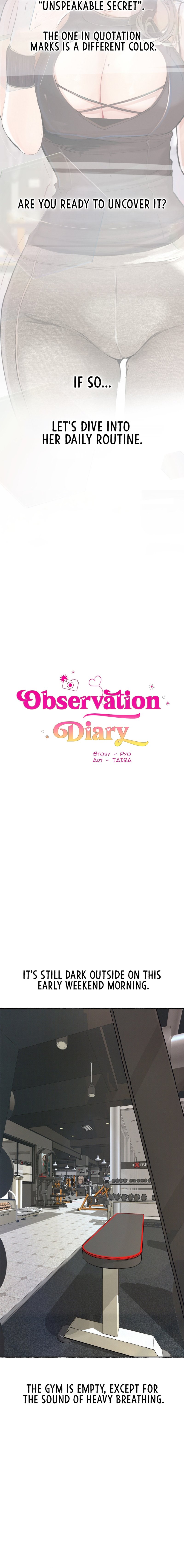 Observation Diary page 2