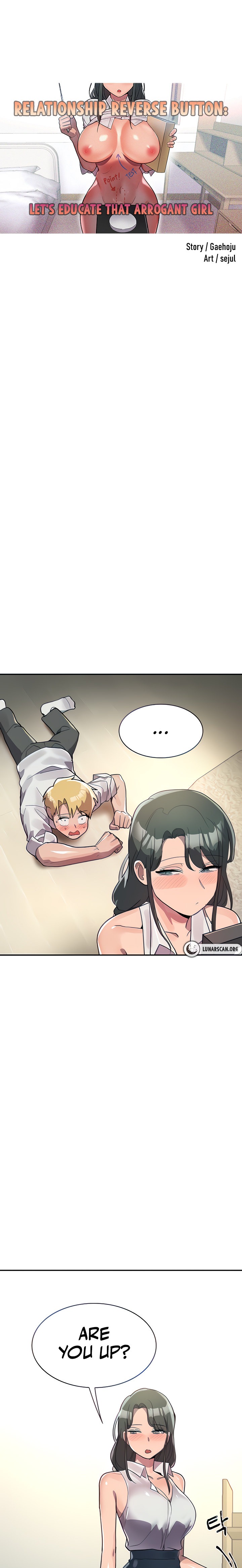 Relationship Reverse Button: Let’s Educate That Arrogant Girl page 1