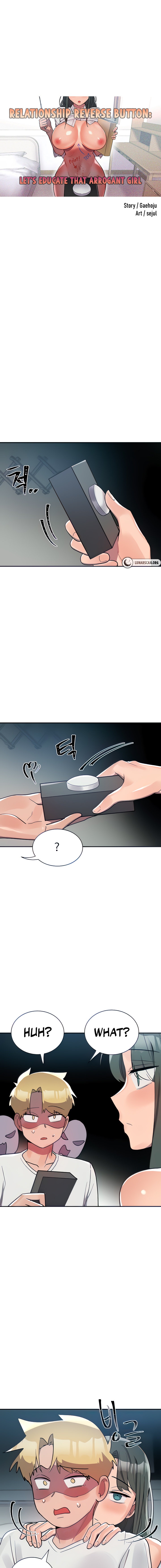 Relationship Reverse Button: Let’s Educate That Arrogant Girl page 1