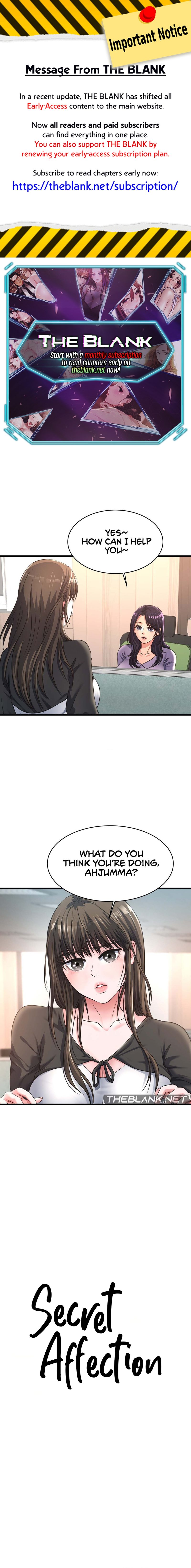 Secret Affection page 1