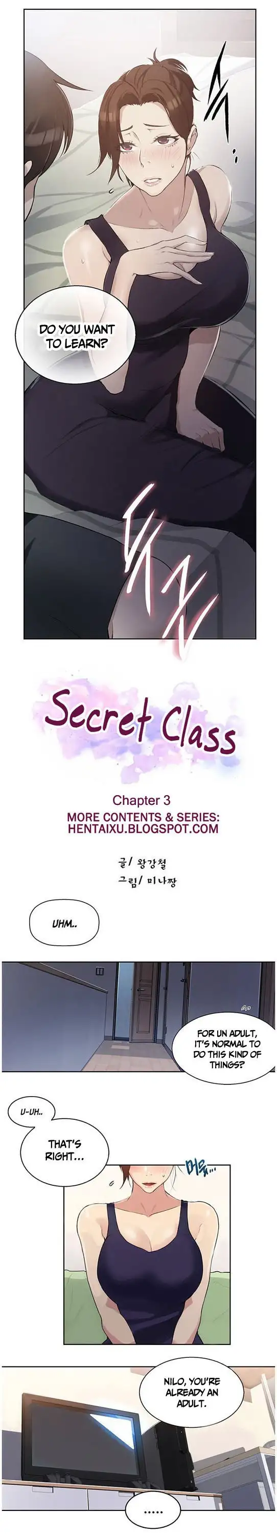 Secret Class page 1